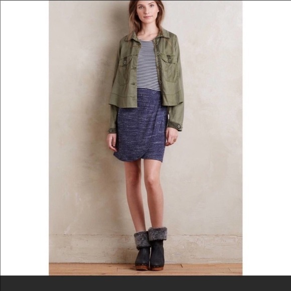 Anthropologie Dresses & Skirts - Anthro Dolan long sleeve blue white dress M